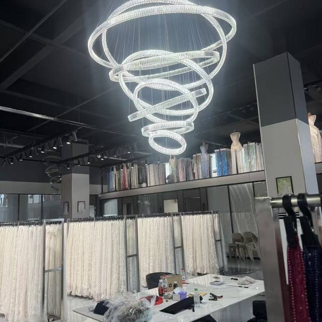 Inside a partner mill's fabric showroom